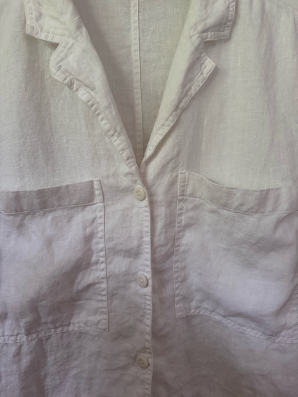 Everlane Linen Button-Down Top - Picture 3 of 4